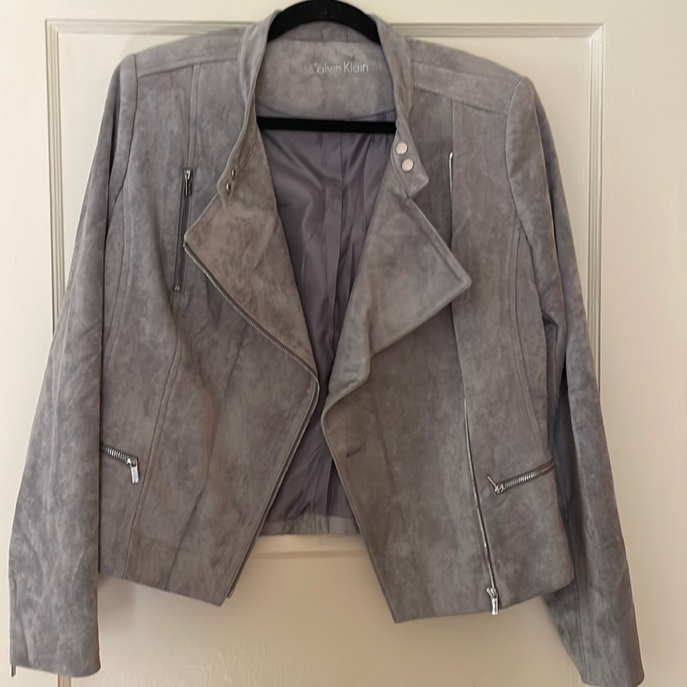 Gray Suede Jacket - image 1
